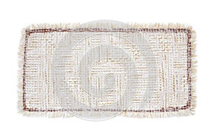 Textile rug brown