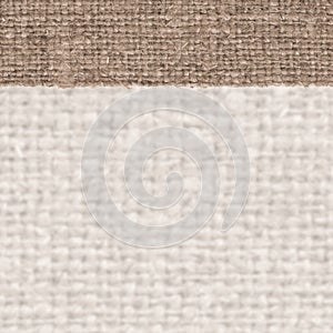 Textile structure, fabric industry, sandy canvas, hemp material, rough background