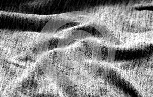 Textile texture with blur effect in black and white