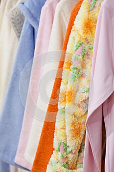 Textile towels and bath accessories shop
