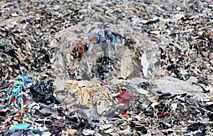 Textile waste in Bangladesh photo