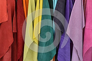 Textiles colorful background
