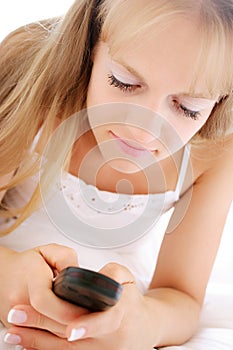 Texting photo