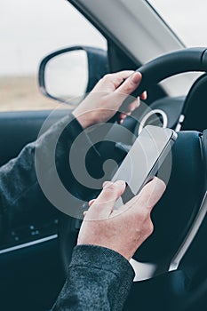 Texting and driving is dangerous behavior in traffic