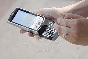 Texting Message with PDA phone