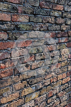 Abstrack background with old brick wall
