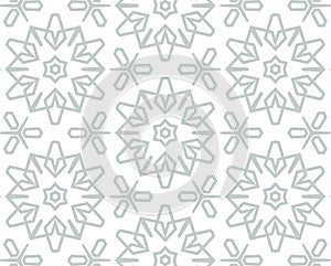 Texture abstract gray lines flowers seamless  pattern background. illustrators drawing photo