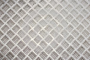Texture of aluminum corrugated sheet, gray metal abstract background