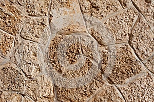 Texture of ancient masonry