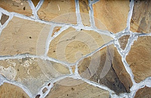 Texture of ancient stone masonry