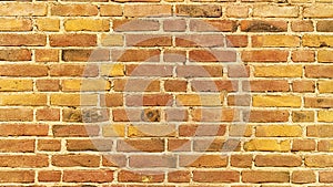 Texture of antick brick wall at old house. Vintage style background
