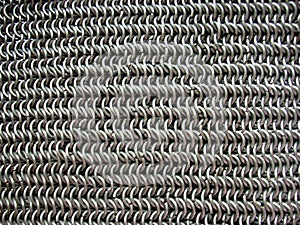 Texture of antique chain mail