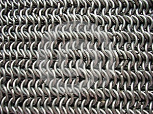 Texture of antique chain mail