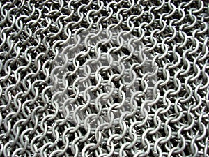 Texture of antique chain mail