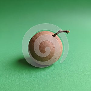 Texture appears smooth with small indents and it has a short