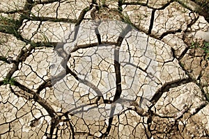 Texture of arid and desert land