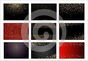 Texture background abstract black and white or silver, gold Glitter and elegant for Christmas Dust white.