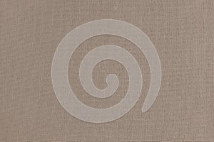 Texture background of brown cotton fabric, cloth surface, weaving of linen fabric