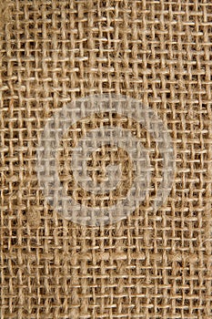 The fabric structure of the fabric of burlap