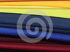 Texture background of colorful fabric