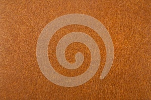 Texture background of Dark brown or Orange velvet or flannel Fabric