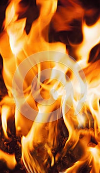 texture background of fire as a symbol of hell and eternal torment