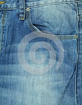 Texture background of jeans and pockets photo