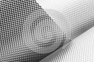 Metal coating and textured floor and backdrop