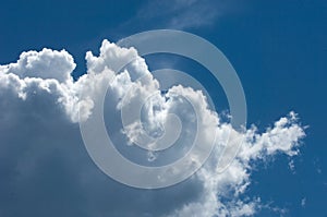 Texture, background, pattern. Cumulonimbus clouds. cumulonimbus