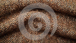 Texture, background, pattern. The fabric is brown. This is a natural sheep wool