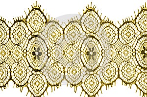 texture, background, pattern. lace fabric. golden brown. Take cl