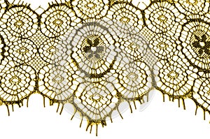 texture, background, pattern. lace fabric. golden brown. Take cl