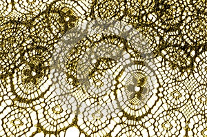 texture, background, pattern. lace fabric. golden brown. Take cl