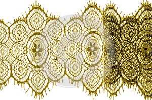 texture, background, pattern. lace fabric. golden brown. Take cl