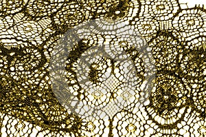 texture, background, pattern. lace fabric. golden brown. Take cl