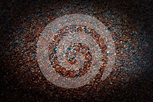 Texture, background, pattern. Photo of red granite. Facing granite slabs. Plane polished granite plate closeup as background.