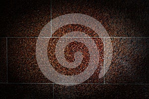 Texture, background, pattern. Photo of red granite. Facing granite slabs. Plane polished granite plate closeup as background.