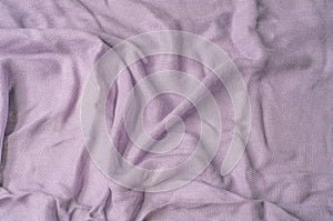 Texture, background, pattern. Thin woolen cloth of gray color. B