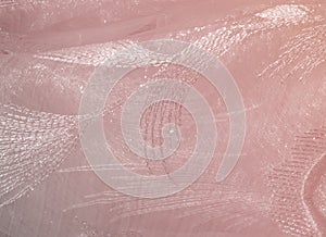 Texture, background, pattern. Tulle of pastel pink tones. Abstract background of pink fabric. Soft texture of the fabric, pink pa