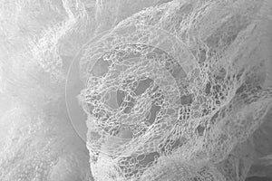 Texture background pattern white fabric in a mesh Thanks to a unique combination and clean design this is an impressive fabric It