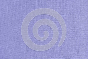 Texture background of purple cotton fabric, cloth surface, weaving of linen fabric