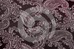 Texture, background,red, blushing, ruddy, florid, gules, blushful fabric with a paisley pattern.based on traditional Asian