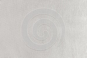 Texture background of white velours fabric, cloth surface, weaving of jacquard material