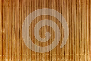 Texture of bamboo mat isolate on a white background close-up