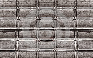 Texture bamboo woven mat background