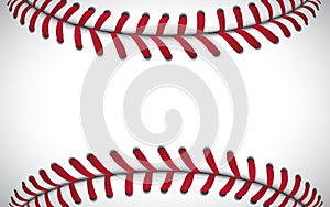 Texture of a baseball, sport background, vector illustration