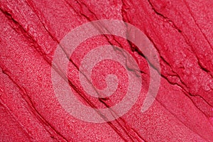 Texture of beautiful lipstick as background, closeup