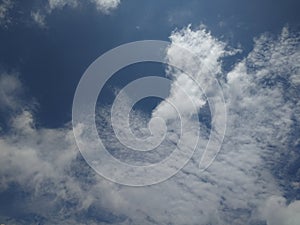 Texture of beautiful spring clouds