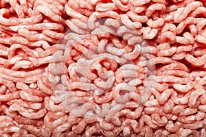 Texture of the beef forcemeat