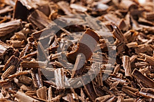 Texture of bitter chocolate